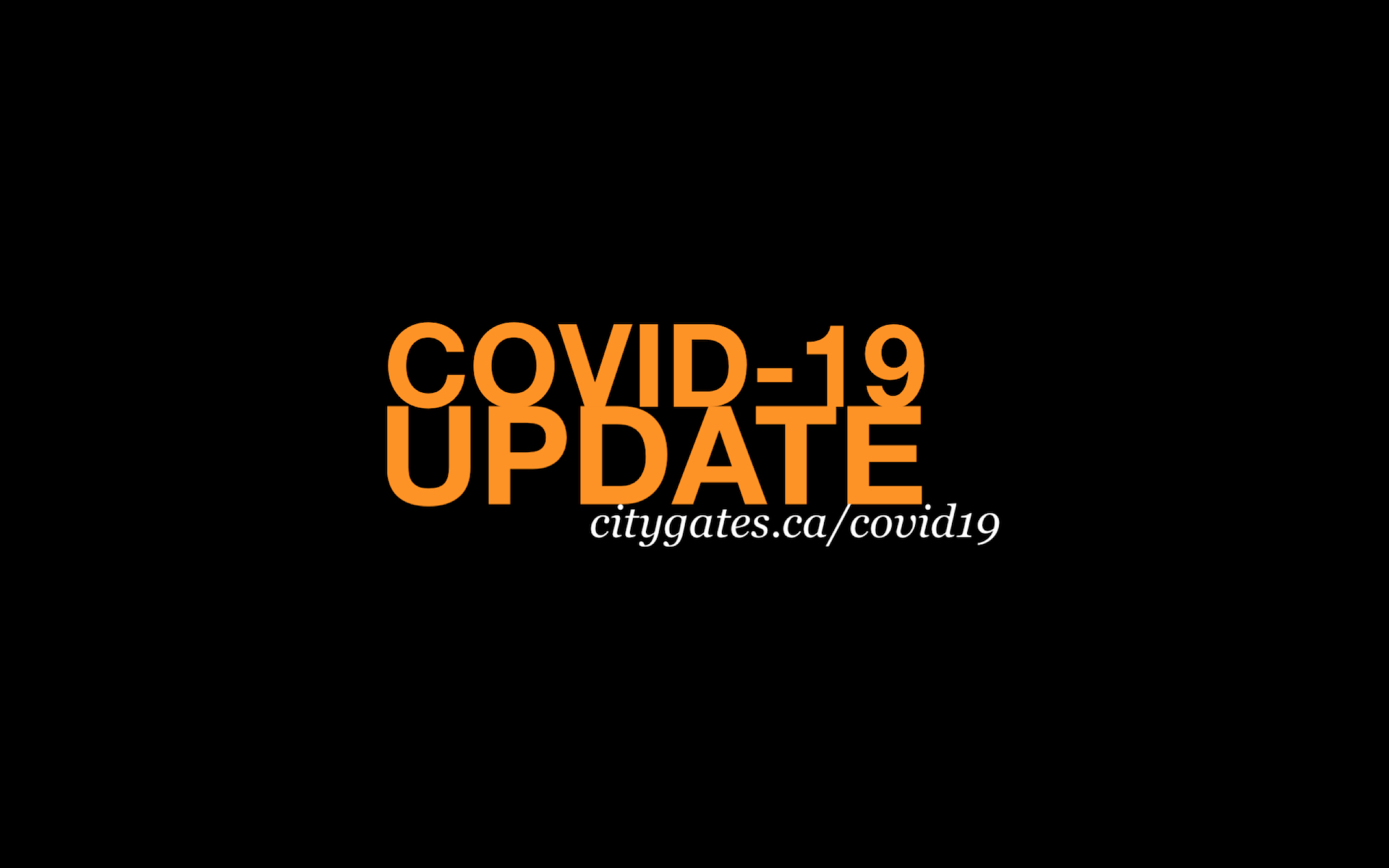 Address Re: COVID-19 Changes